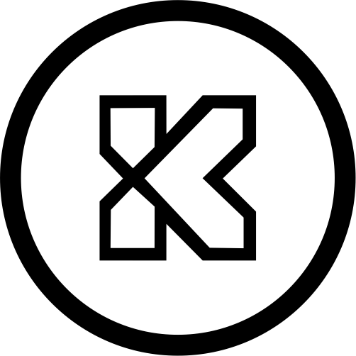 Logo K lingkaran black